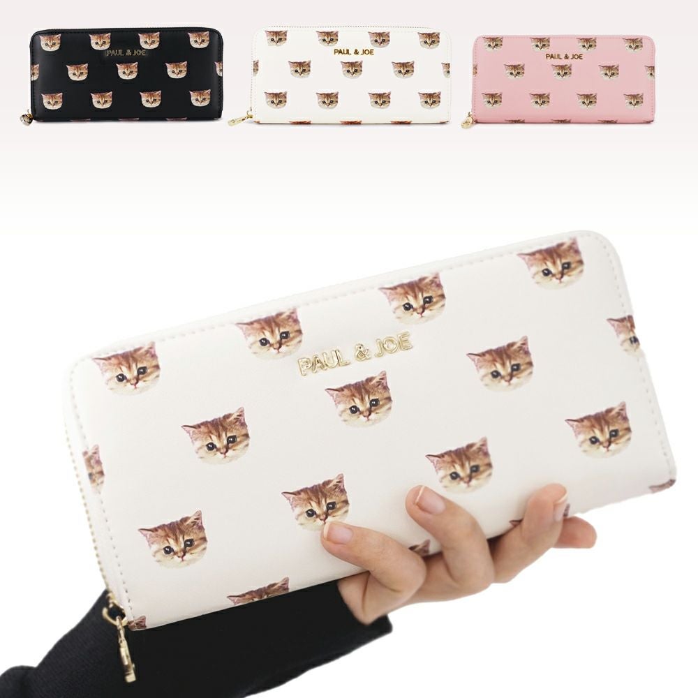 PAUL&JOE ACCESSOIRES 長財布 ヌネット合皮総柄 PJA-W871 レディース