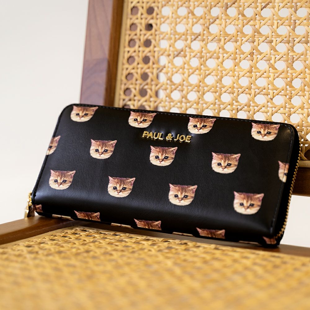 ポール＆ジョー 長財布 ヌネット PAUL&JOE ACCESSOIRES 長財布 ヌネット合皮総柄 PJA-W871 レディース