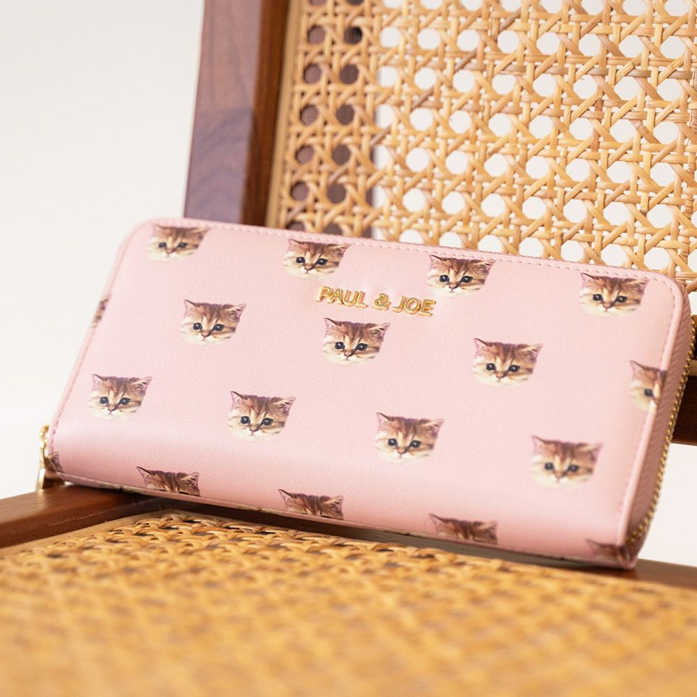 PAUL&JOE ACCESSOIRES 長財布 ヌネット合皮総柄 PJA-W871 レディース