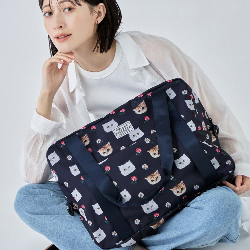 PAUL&JOE ACCESSOIRES 折りたたみボストンバッグ PJA-B845 PJA-B846 PAUL&JOE ACCESSOIRES 折りたたみボストンバッグ PJA-B845 PJA-B846