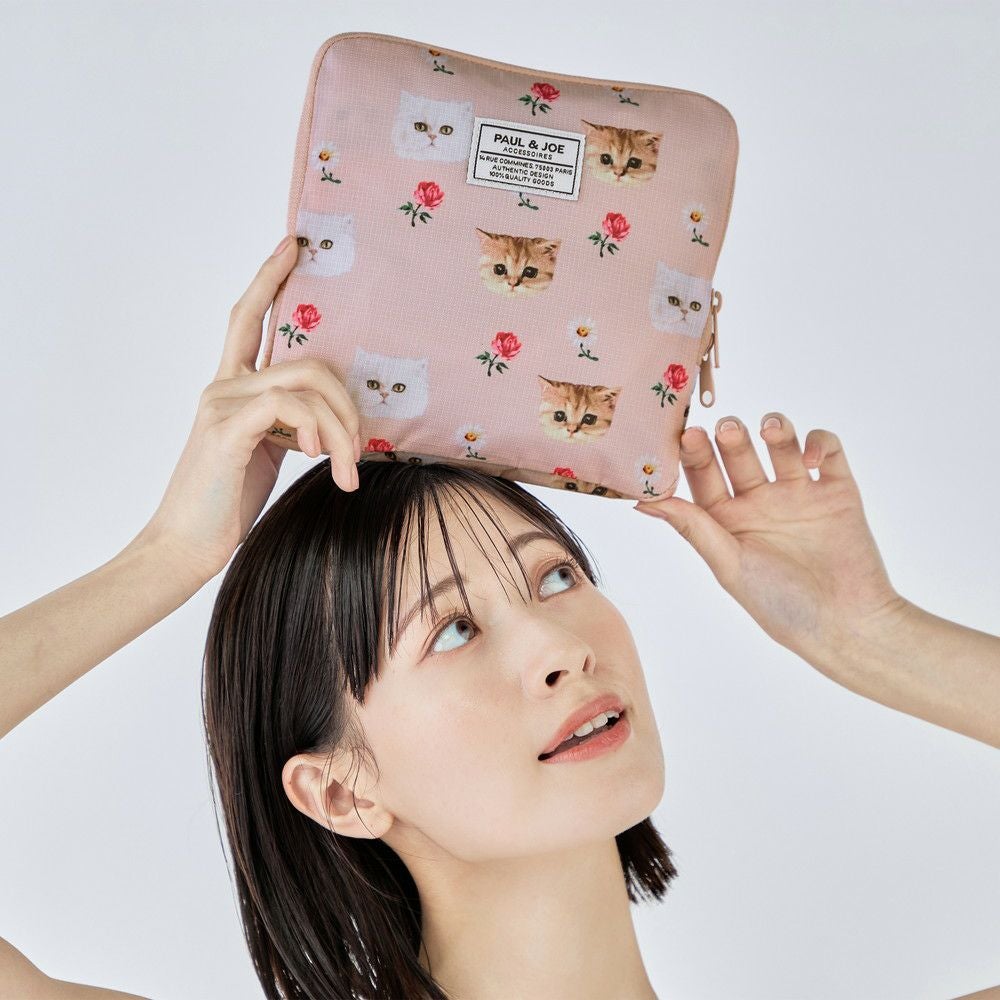 PAUL&JOE ACCESSOIRES 折りたたみボストンバッグ PJA-B845 PJA-B846 PAUL&JOE ACCESSOIRES 折りたたみボストンバッグ PJA-B845 PJA-B846