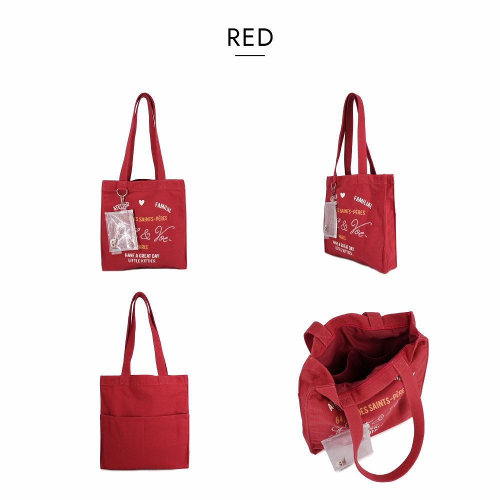 PAUL&JOE ACCESSOIRES 【WEB限定】 クリアポーチ付き9DAYSトートバッグ