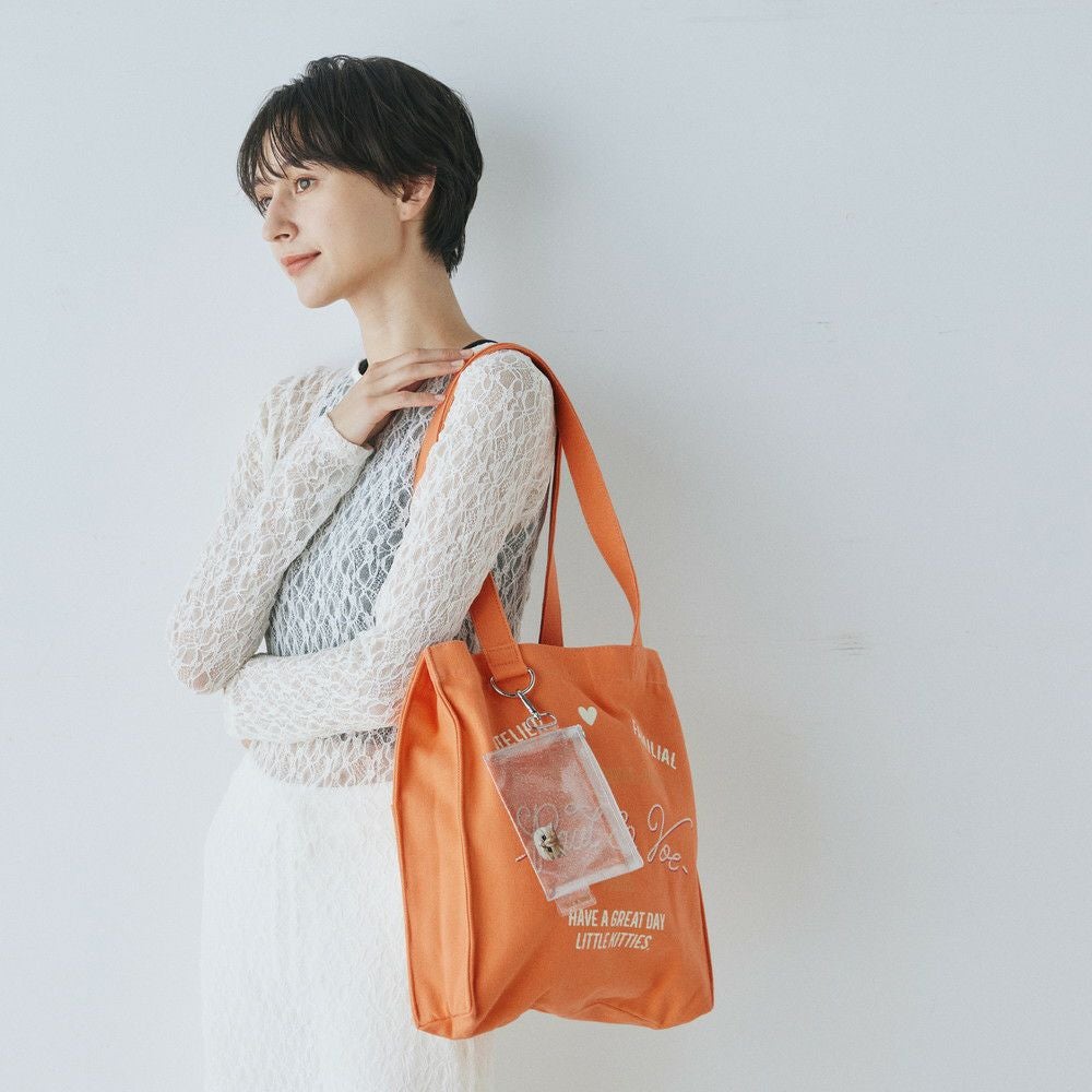 PAUL&JOE ACCESSOIRES 【WEB限定】 クリアポーチ付き9DAYSトートバッグ