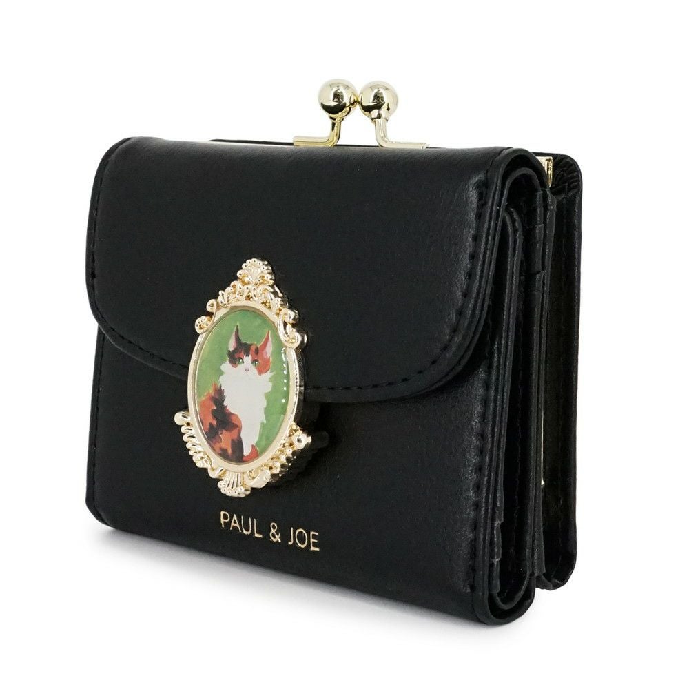 PAUL&JOE ACCESSOIRES 口金ミニ財布 キャットブローチ PJA-W1172