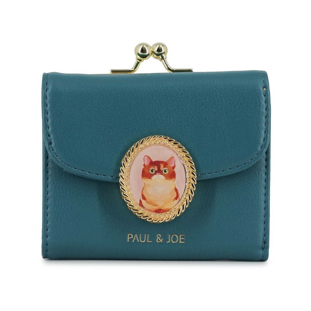 PAUL&JOE ACCESSOIRES 口金ミニ財布 キャットブローチ PJA-W1172