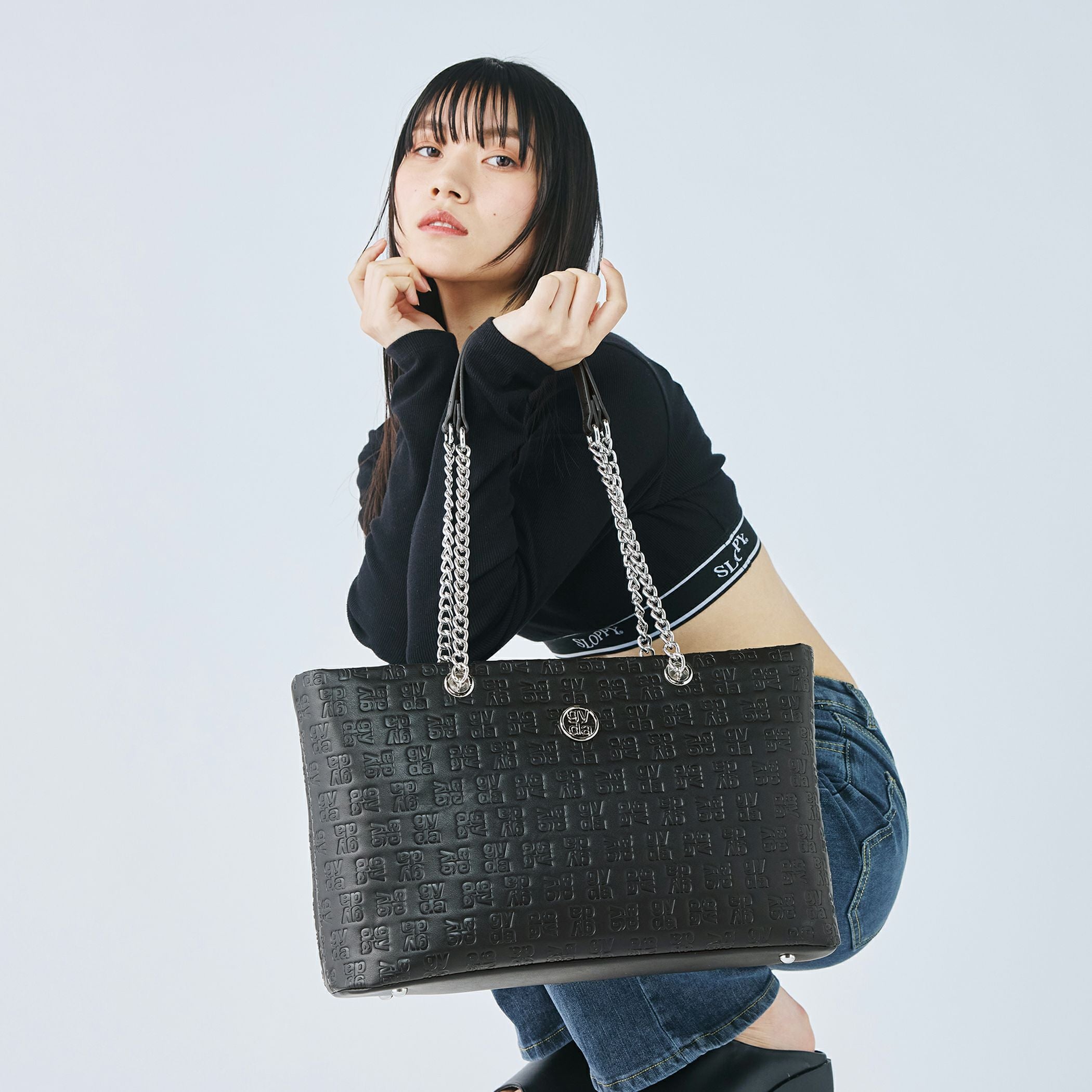 GYDA トートバッグ A4対応 GY-B305 サークルメタル