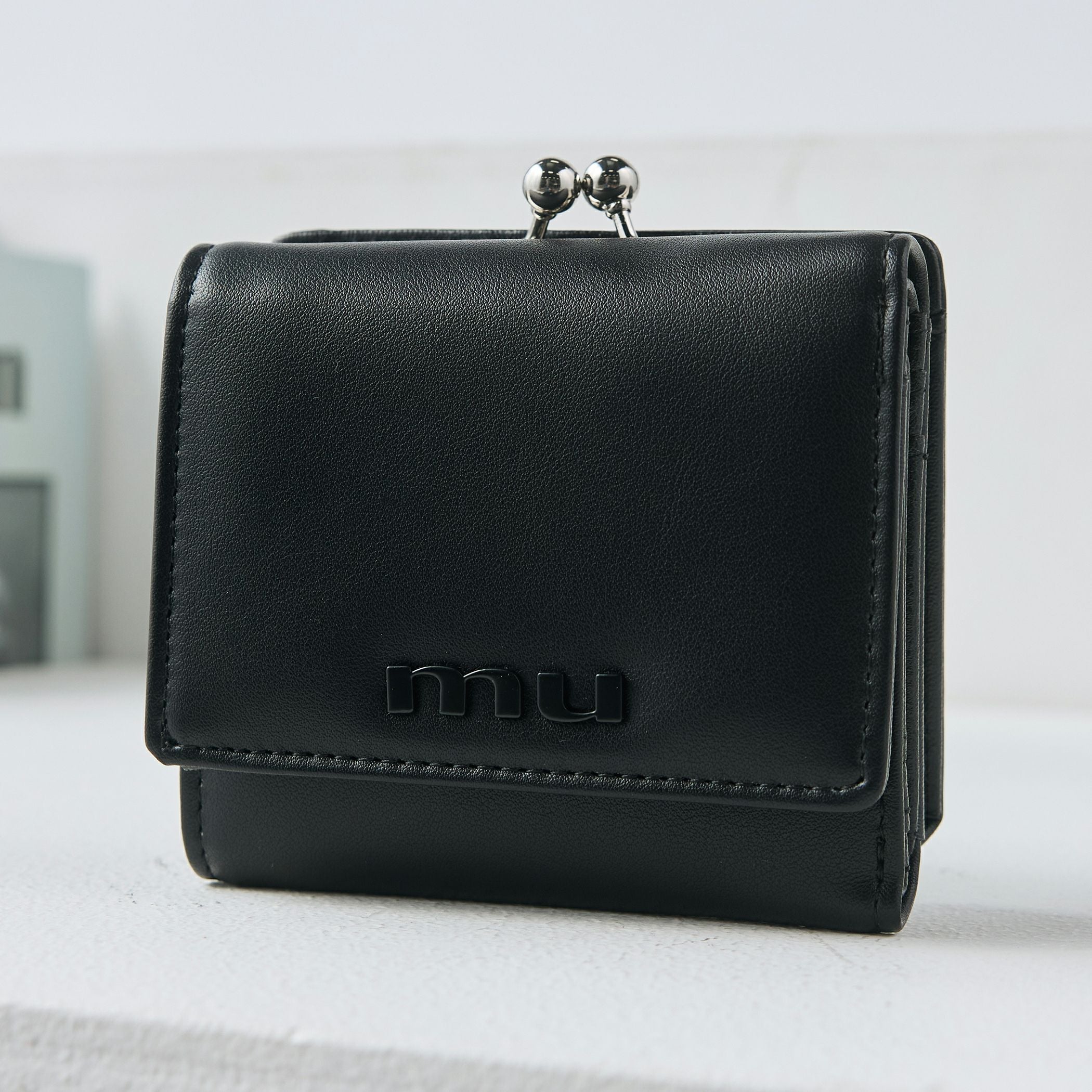MURUA 口金ミニ財布 MR-W1332 ギャザーチャーム