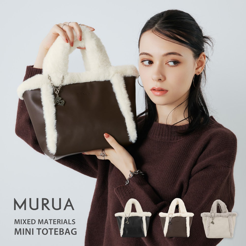 murua カゴバッグ MURUA（ムルーア） ボストンバッグ 「WEB限定商品」アウトポケットmu