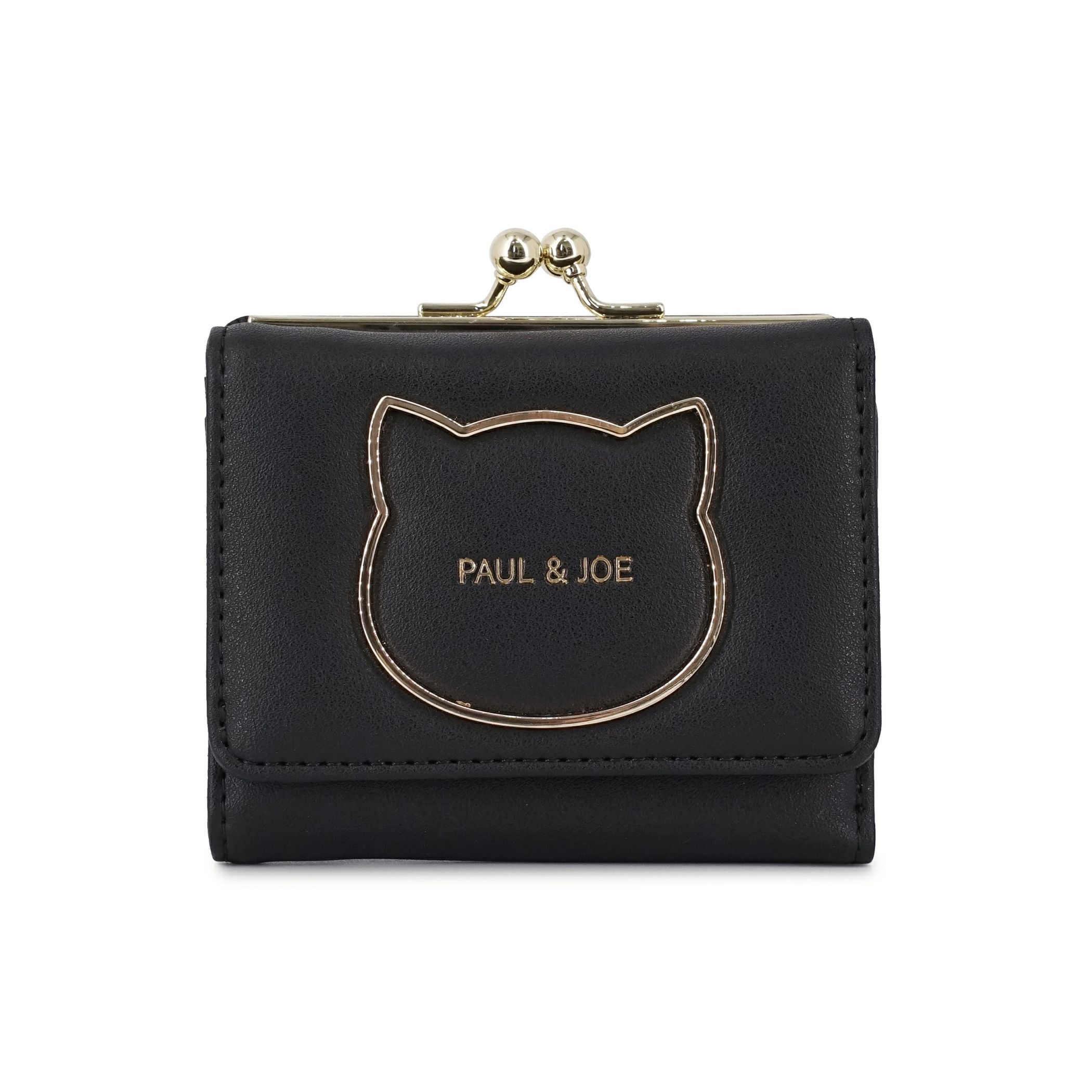 PAUL&JOE ACCESSOIRES がま口財布 BIG CAT METAL